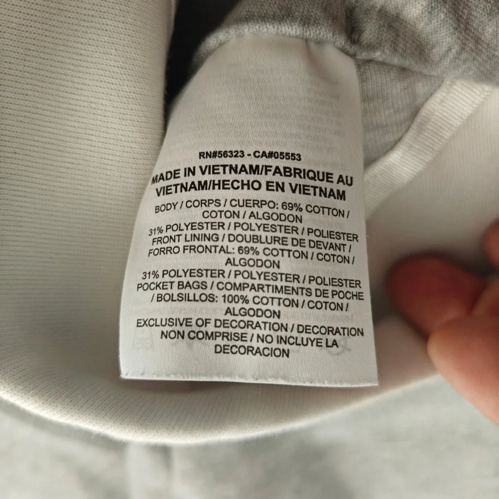Nike Tech Fleece Full Zip Hoodie Women's Size L‎ Gray White Layering Athleisure